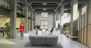 הדמיה מרכז צעירים עירוני במקום היקב ההיסטורי