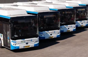 אוטובוסים של חברת אלקטרה אפיקים בפתח תקווה