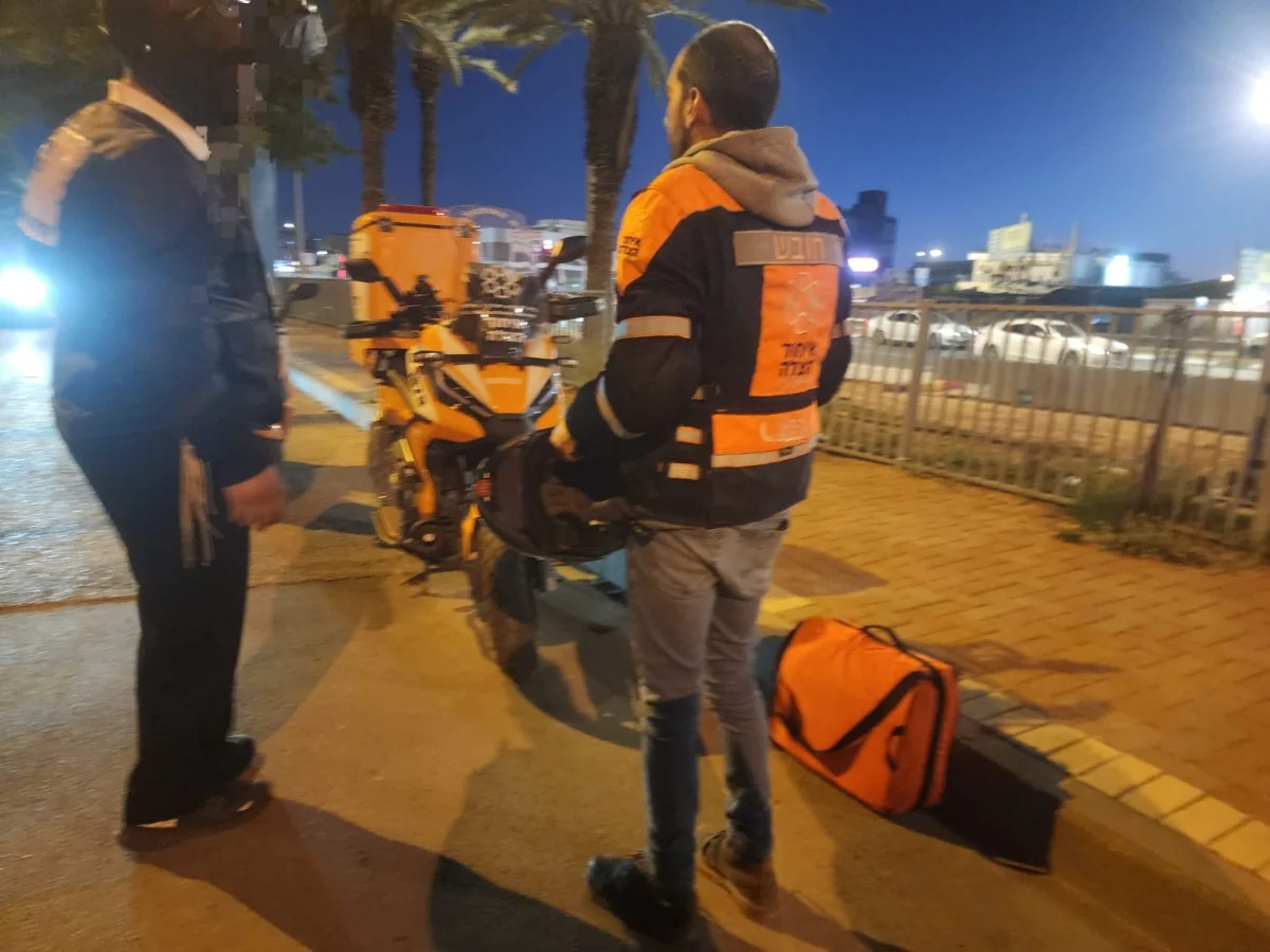 תאונה פתח תקווה - רוכב קורקינט נפצע בינוני