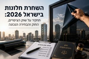 רכב עם ציפוי חלונות כהים – המחשה לתחום השחרת החלונות לרכב בישראל