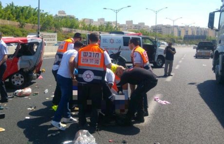 תאונת דרכים ב 471 סמוך לפ”ת: אישה נהרגה, גבר נפצע קשה