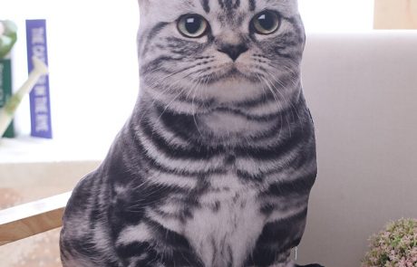 חמוד: בובת כרית בצורת חתול